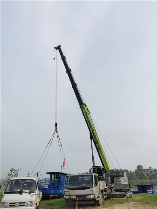 兴义市桥梁建设吊装案例